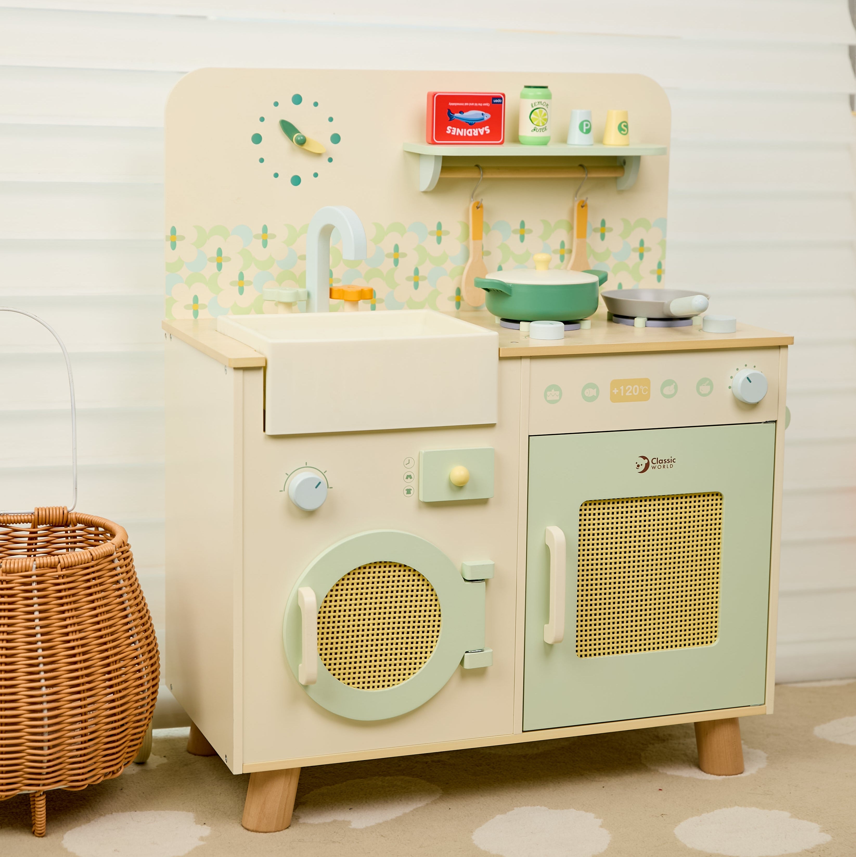 Classic World Wooden Natural Kitchen