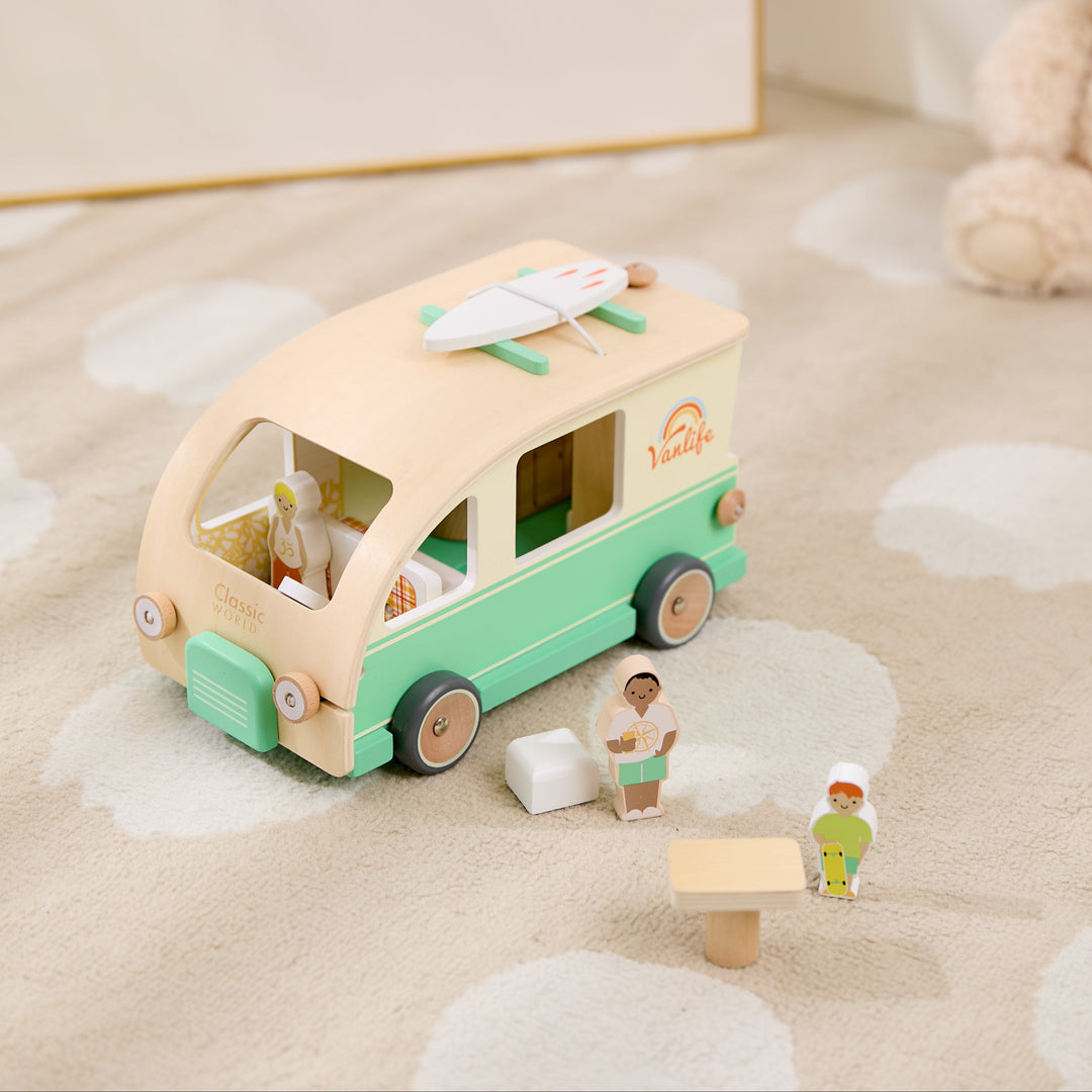 Classic World Wooden Camper Van