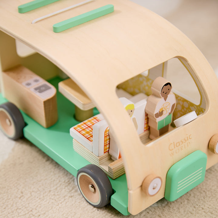Classic World Wooden Camper Van