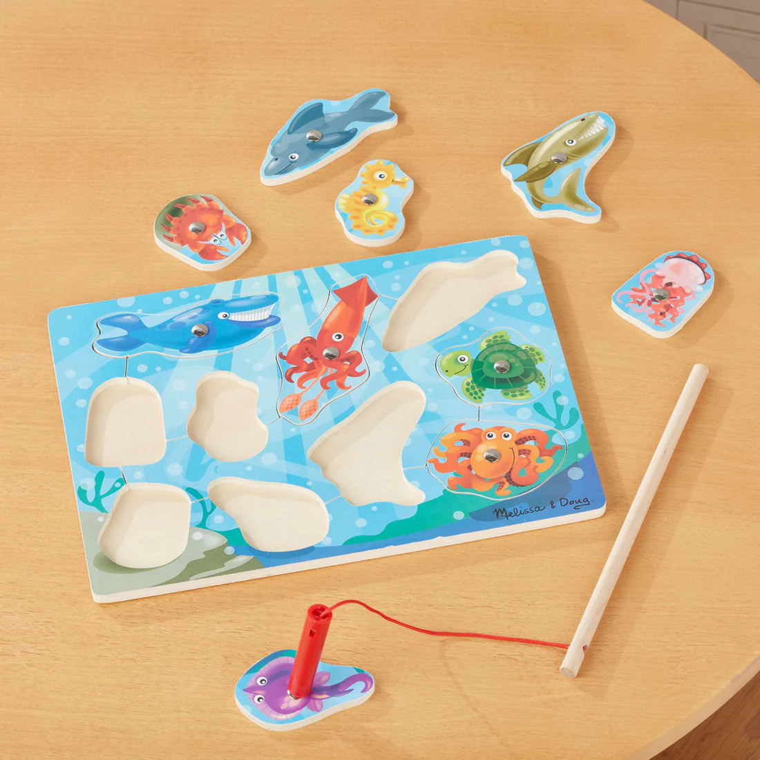 Melissa & Doug Fishing Magnetic Puzzle Game