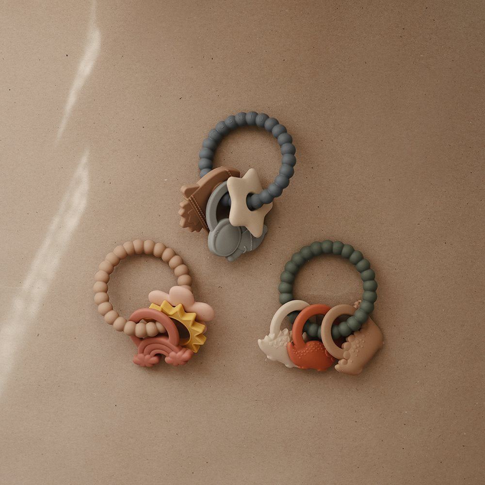 Mushie Teething Ring – Nature