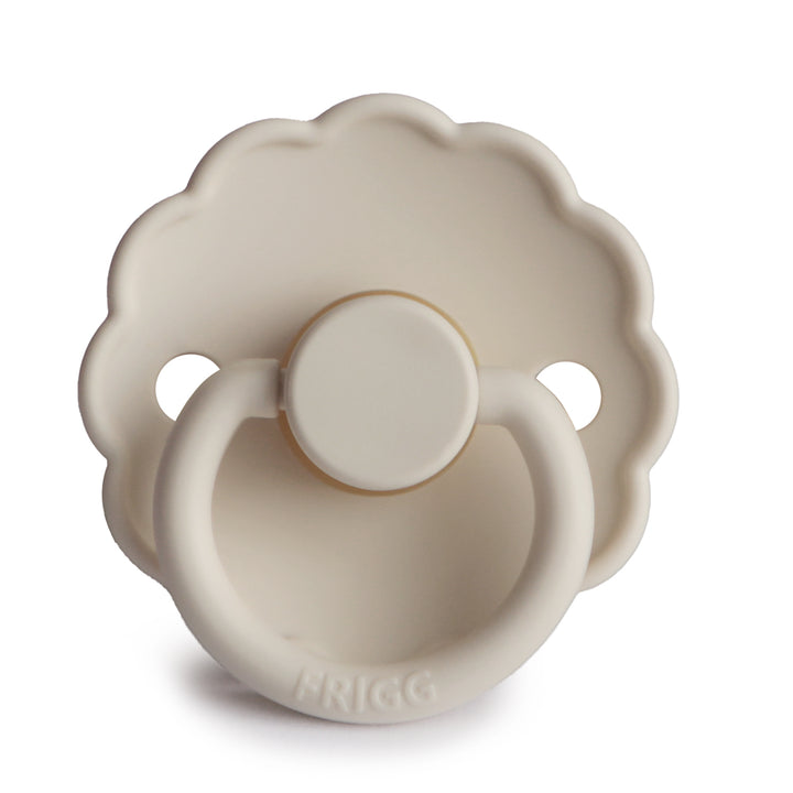 FRIGG Daisy Round Latex Pacifier – Sandstone