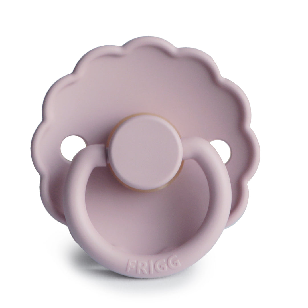 FRIGG Daisy Round Latex Pacifier – Soft Lilac