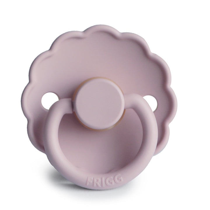 FRIGG Daisy Round Latex Pacifier – Soft Lilac
