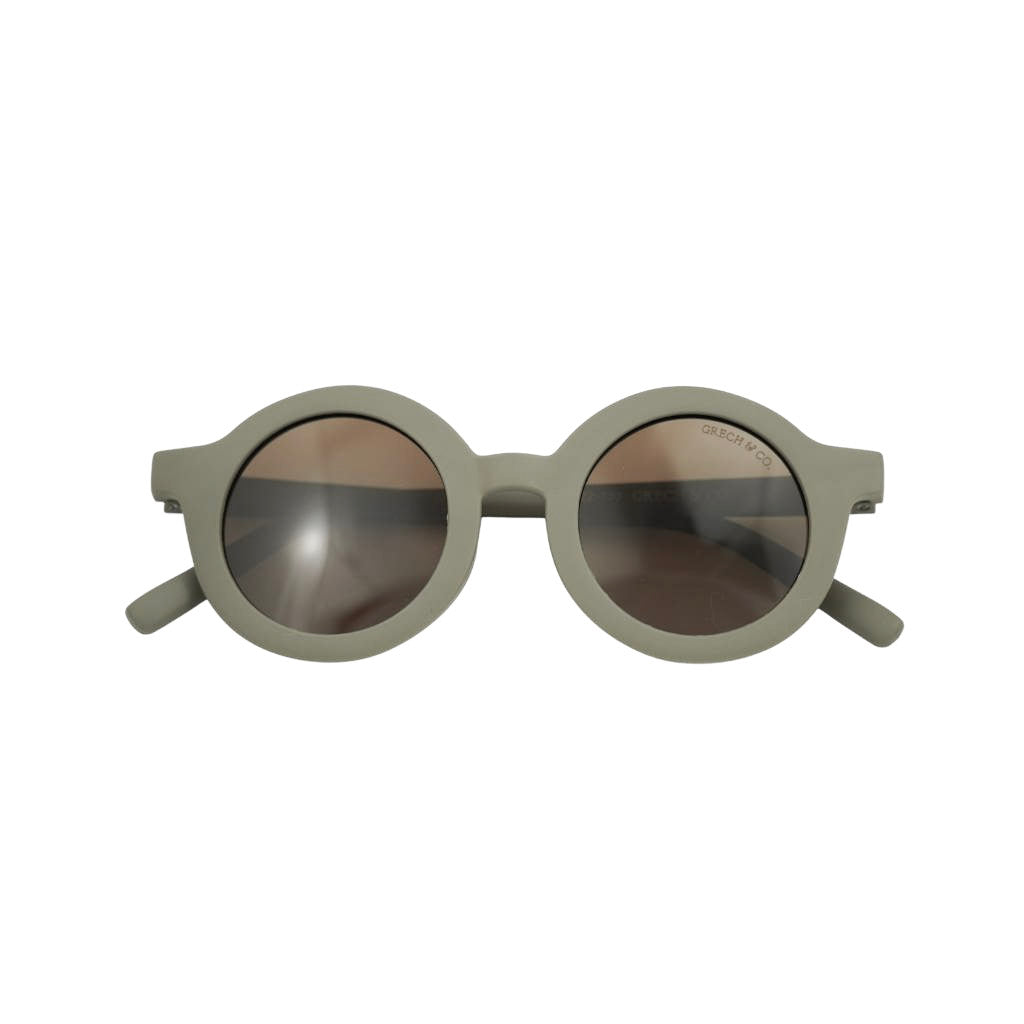 Grech & Co. Round Sustainable Sunglasses – Storm