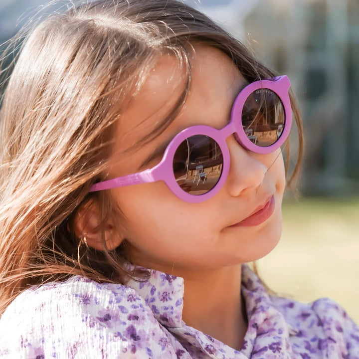 Grech &amp; Co. Round Sustainable Sunglasses – Aster