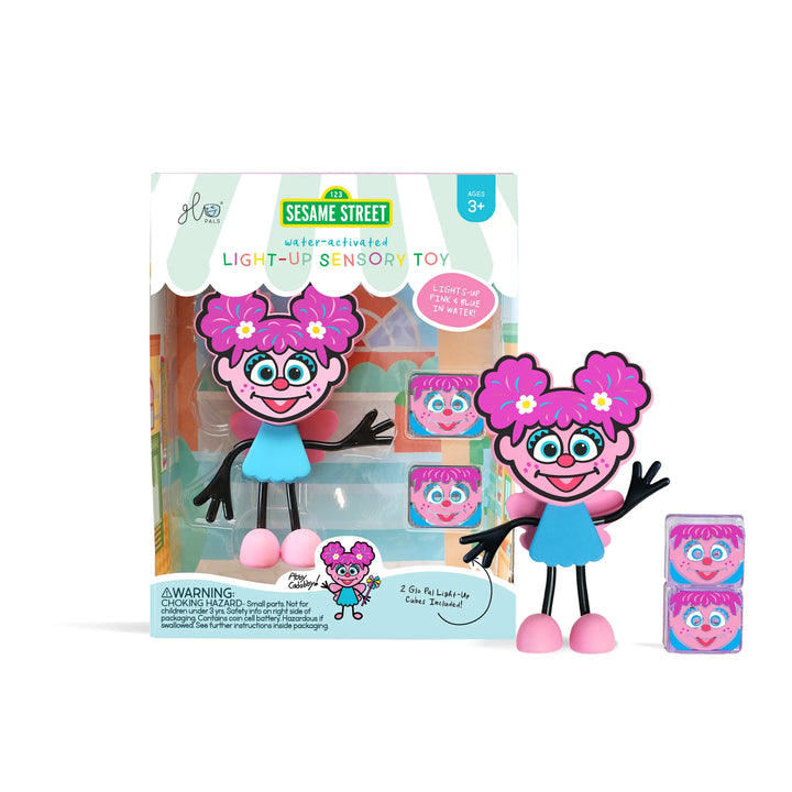 Glo Pals® Sesame Street Water Activated Light-Up Sensory Toys – Abby Cadabby