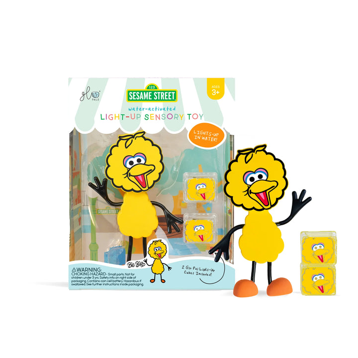 Glo Pals® Sesame Street Water Activated Light-Up Sensory Toys – Big Bird