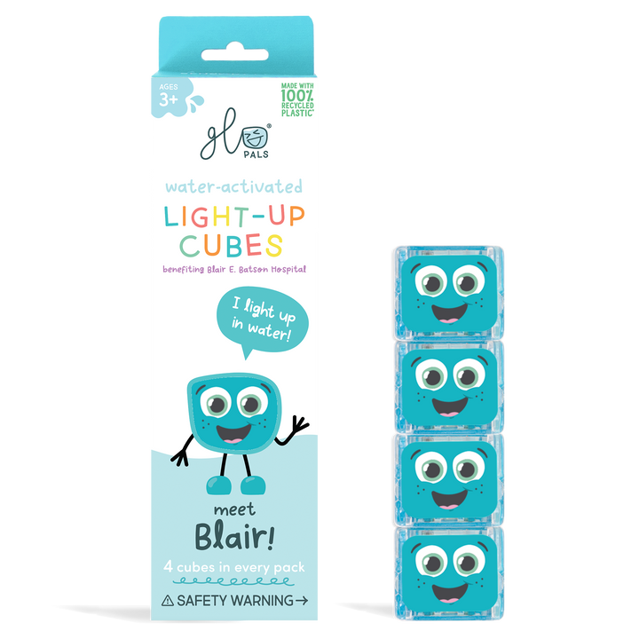 Glo Pals® Water Activated Light-Up Cubes – Blair (4 Pack)