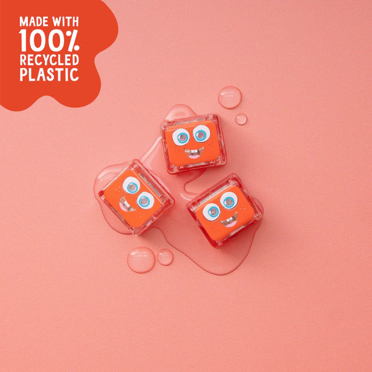 Glo Pals® Water Activated Light-Up Cubes – Sammy (4 Pack)