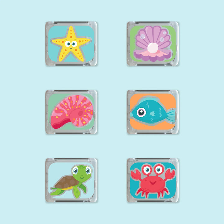 Glo Pals® Water Activated Light-Up Cubes – Ocean (6 Pack)