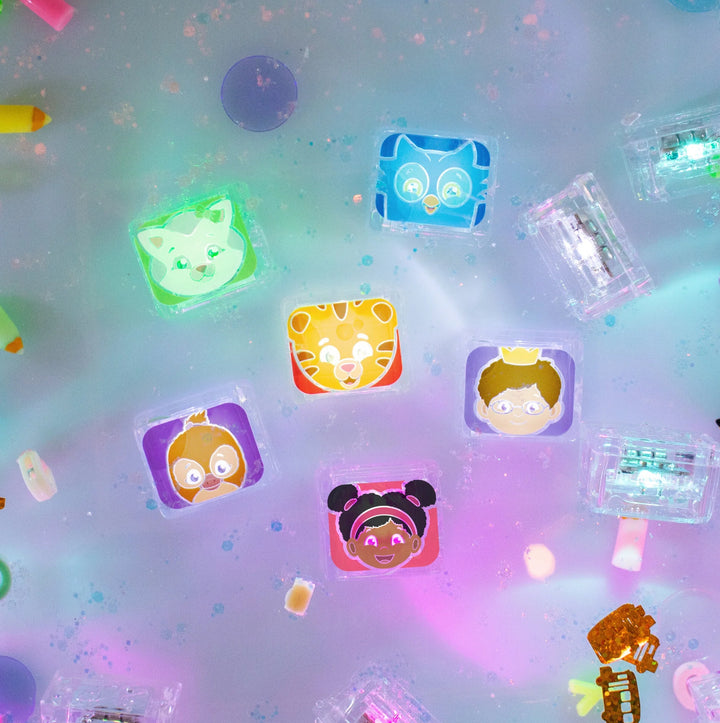 Glo Pals® Water Activated Light-Up Cubes – Daniel Tiger’s Neighborhood (6 Pack)