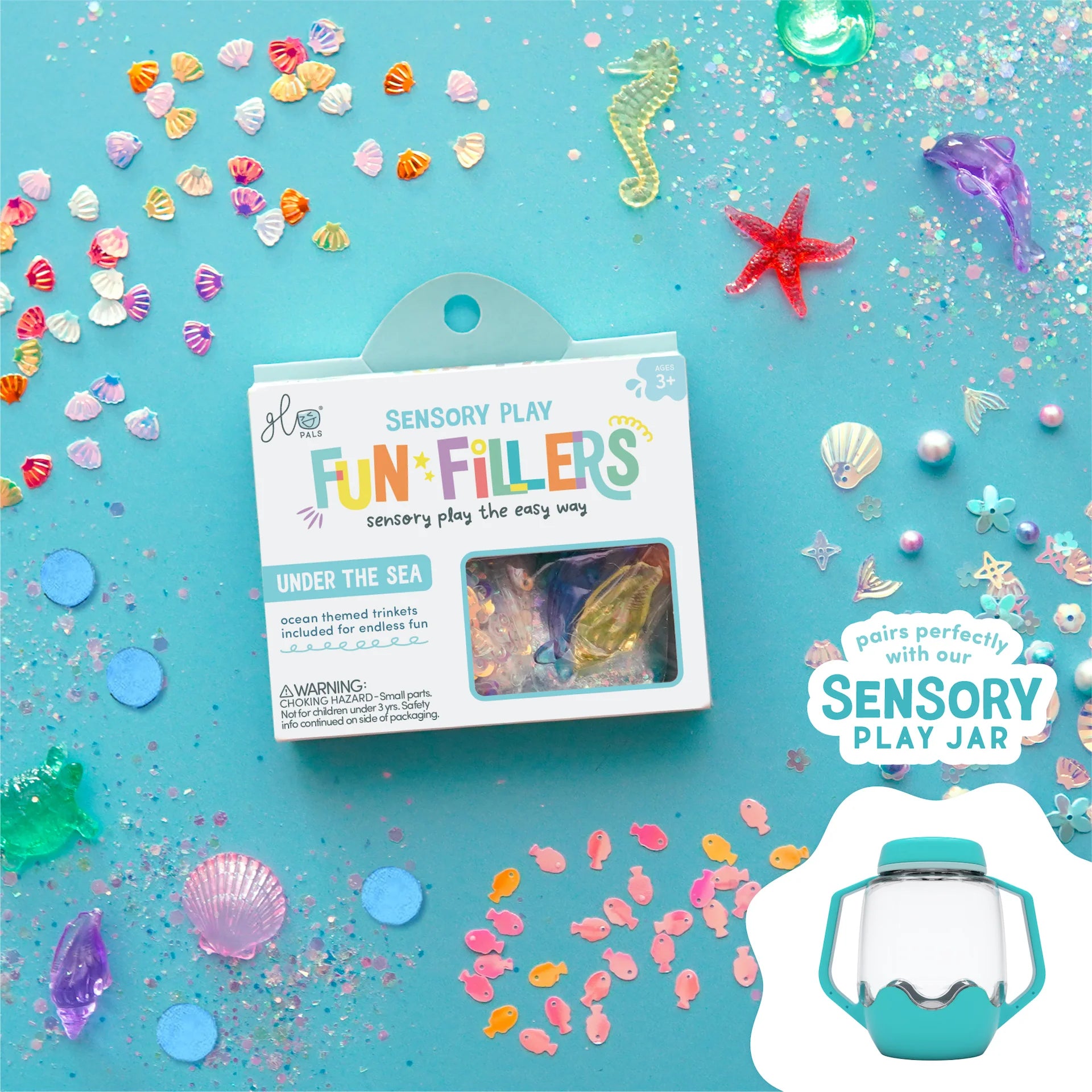 Glo Pals® Sensory Play Fun Fillers Pack – Under The Sea