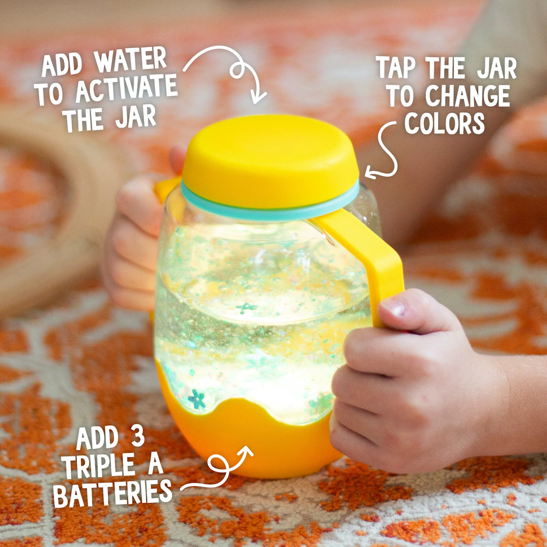 Glo Pals® Water Activated Sensory Play Jar – Honey Bee