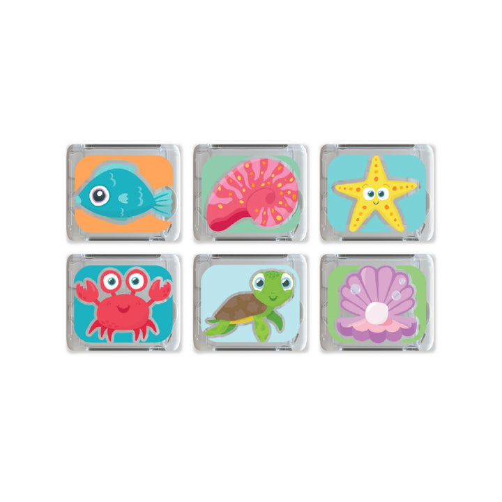 Glo Pals® Water Activated Light-Up Cubes – Ocean (6 Pack)