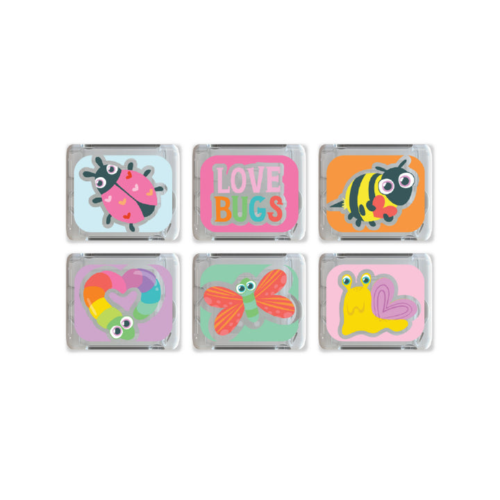 Glo Pals® Water Activated Light-Up Cubes – Love Bugs (6 Pack)