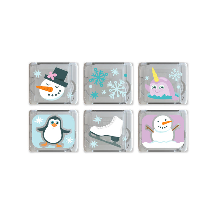Glo Pals® Water Activated Light-Up Cubes – Winter (6 Pack)