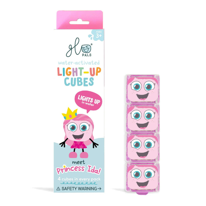 Glo Pals® Water Activated Light-Up Cubes – Princess Ida (4 Pack)