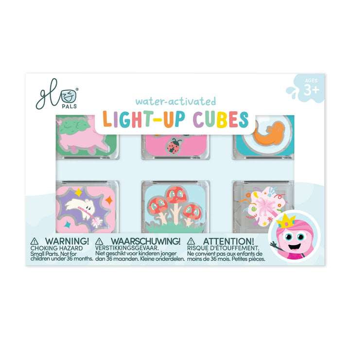 Glo Pals® Water Activated Light-Up Cubes – Princess Ida (6 Pack)
