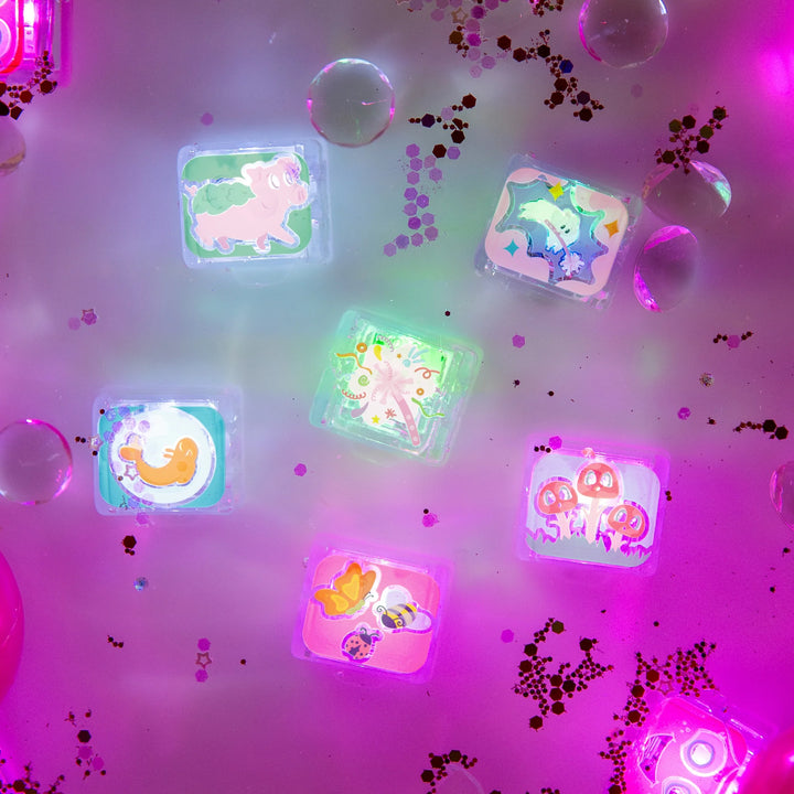 Glo Pals® Water Activated Light-Up Cubes – Princess Ida (6 Pack)