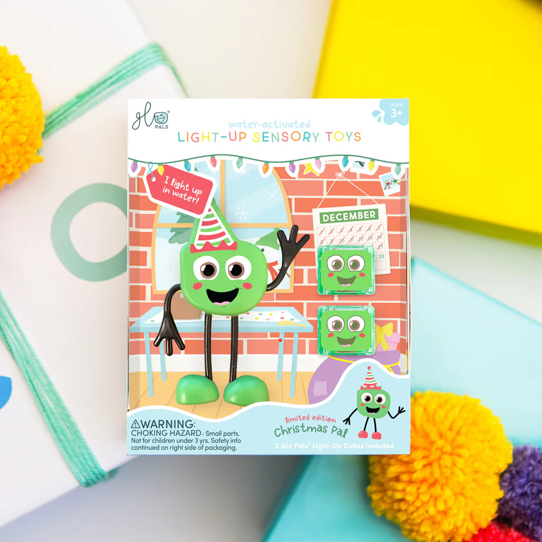 Glo Pals® Water Activated Light-Up Sensory Toys – Limited Edition Christmas Pal