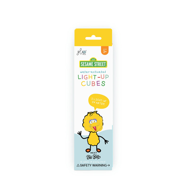 Glo Pals® Sesame Street Water Activated Light-Up Cubes – Big Bird (4 Pack)