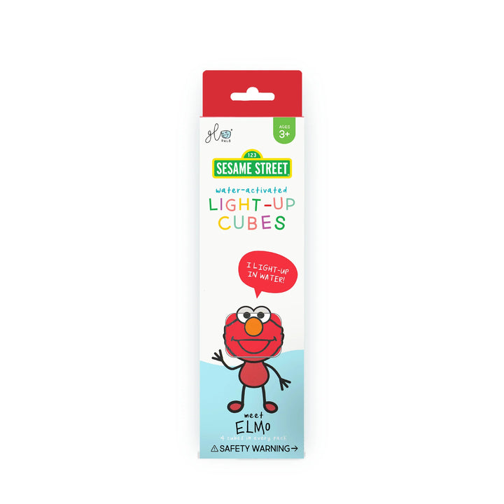Glo Pals® Seasome Street Water Activated Light-Up Cubes – Elmo (4 Pack)