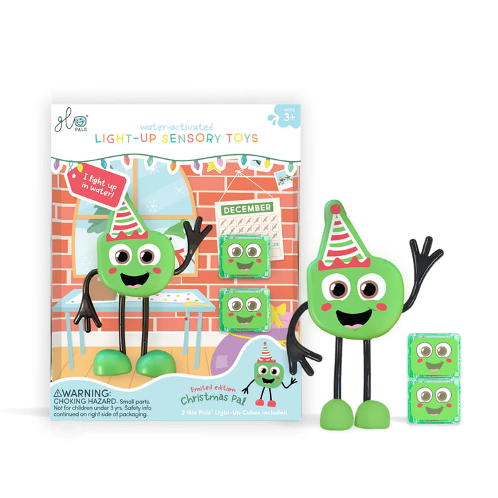 Glo Pals® Water Activated Light-Up Sensory Toys – Limited Edition Christmas Pal