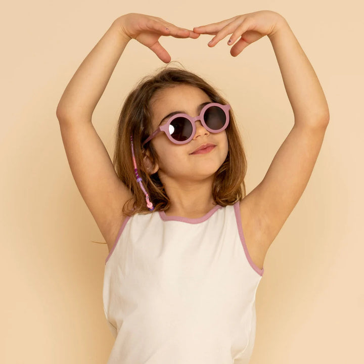 Grech &amp; Co. Round Sustainable Sunglasses – Heather Rose