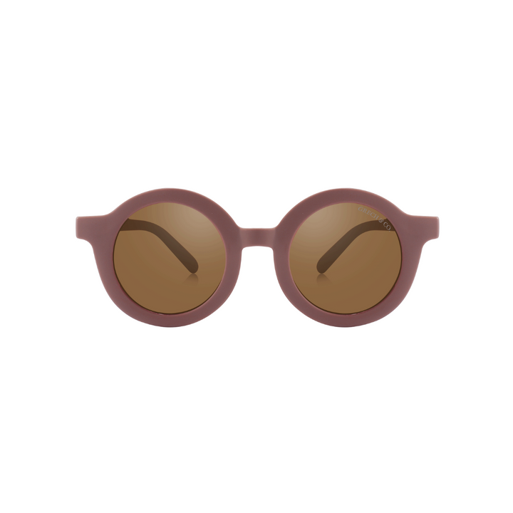 Grech &amp; Co. Round Sustainable Sunglasses – Heather Rose