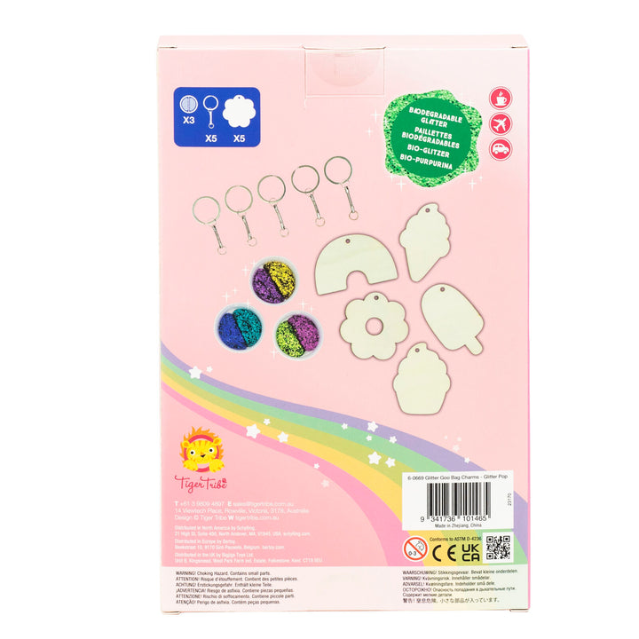 Tiger Tribe Glitter Goo Bag Charms – Glitter Pop