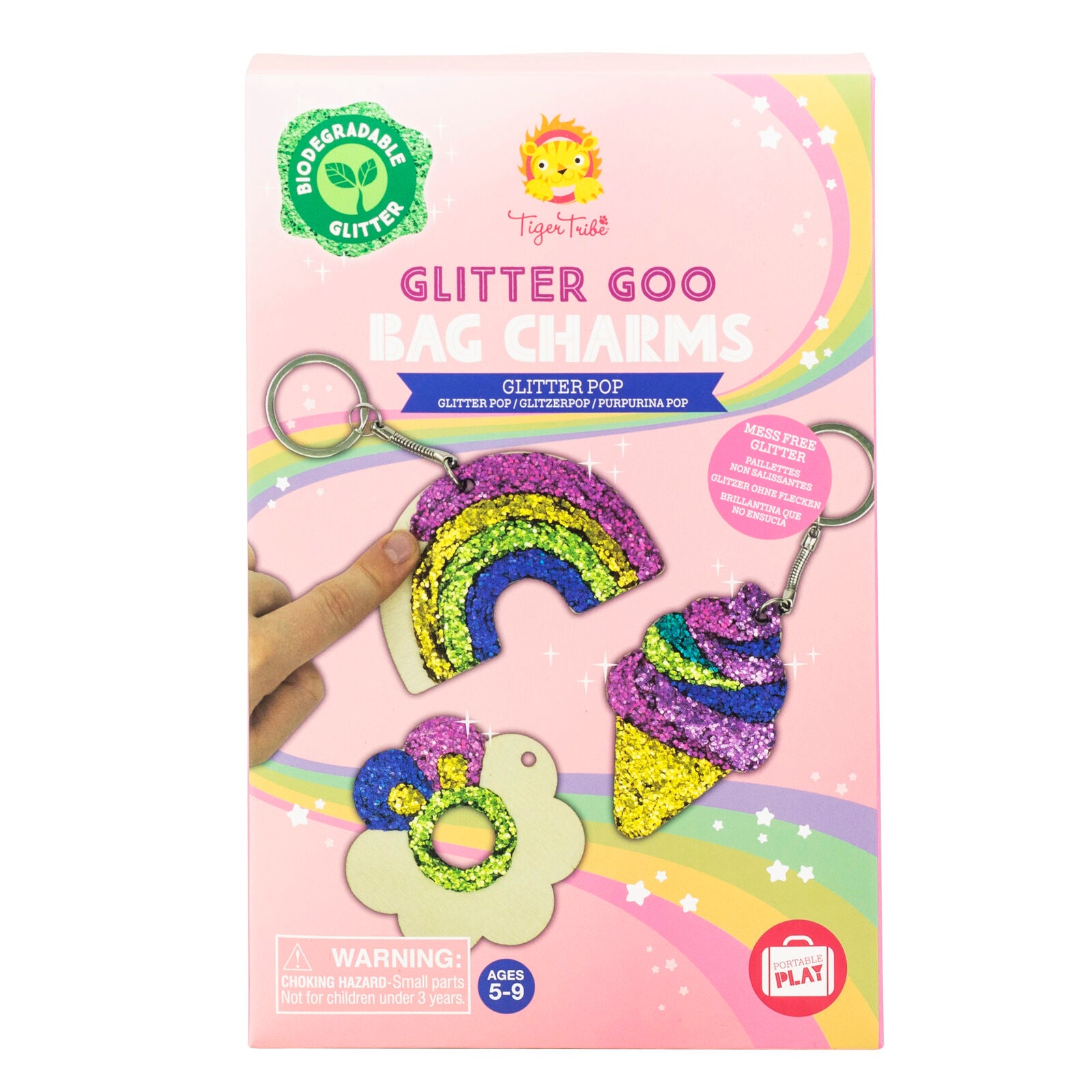 Tiger Tribe Glitter Goo Bag Charms – Glitter Pop