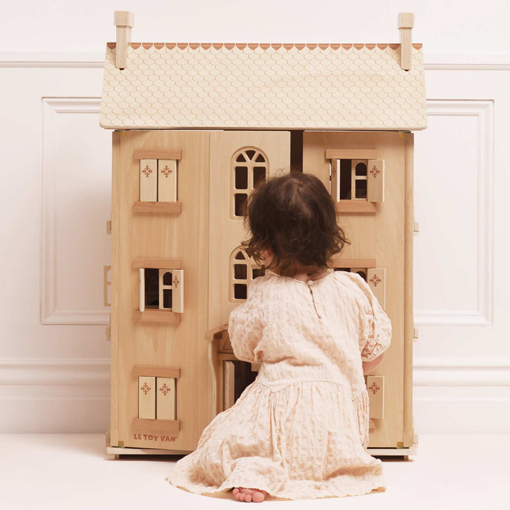 Le Toy Van Natural Wood Dollhouse – The Grand