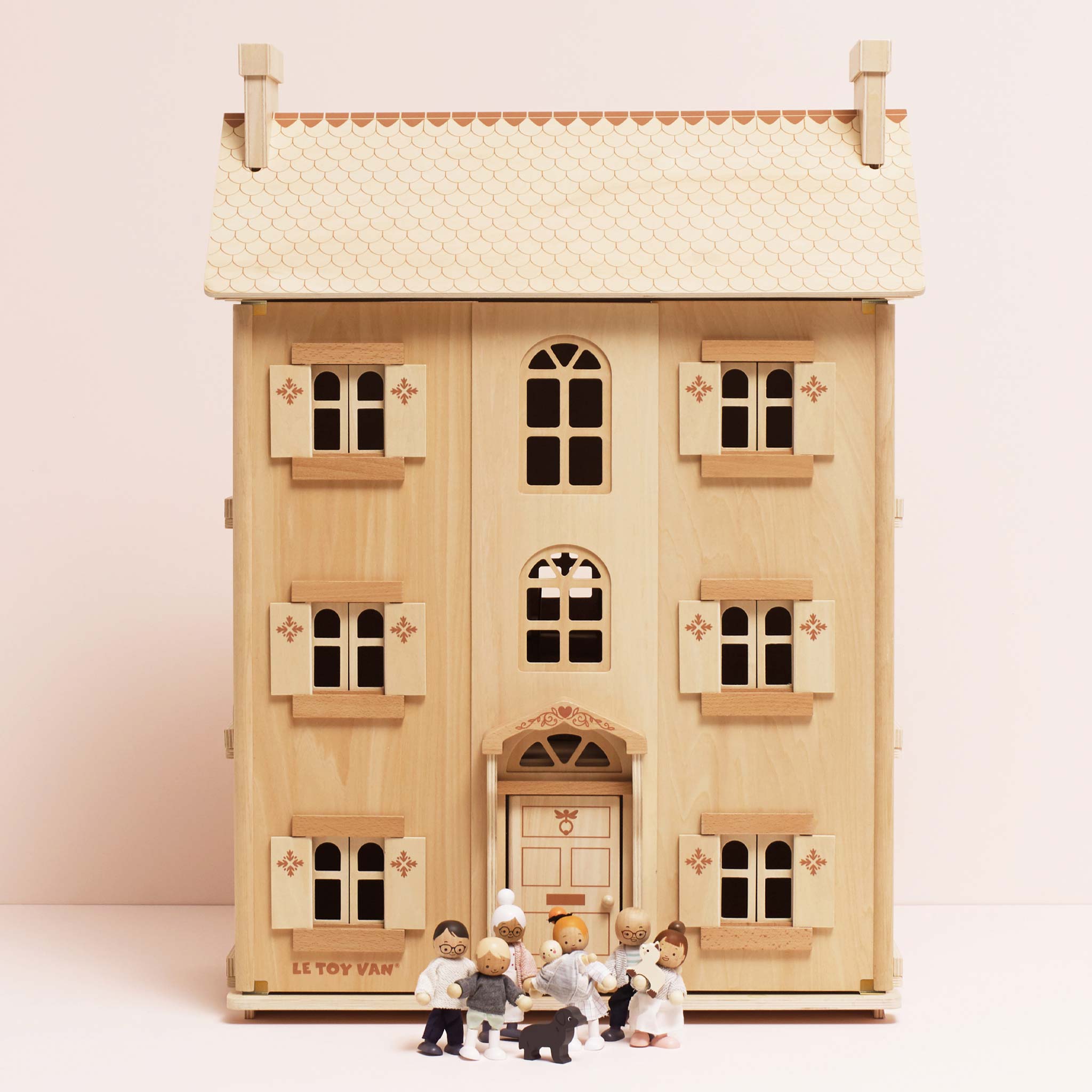 Le Toy Van Natural Wood Dollhouse – The Grand