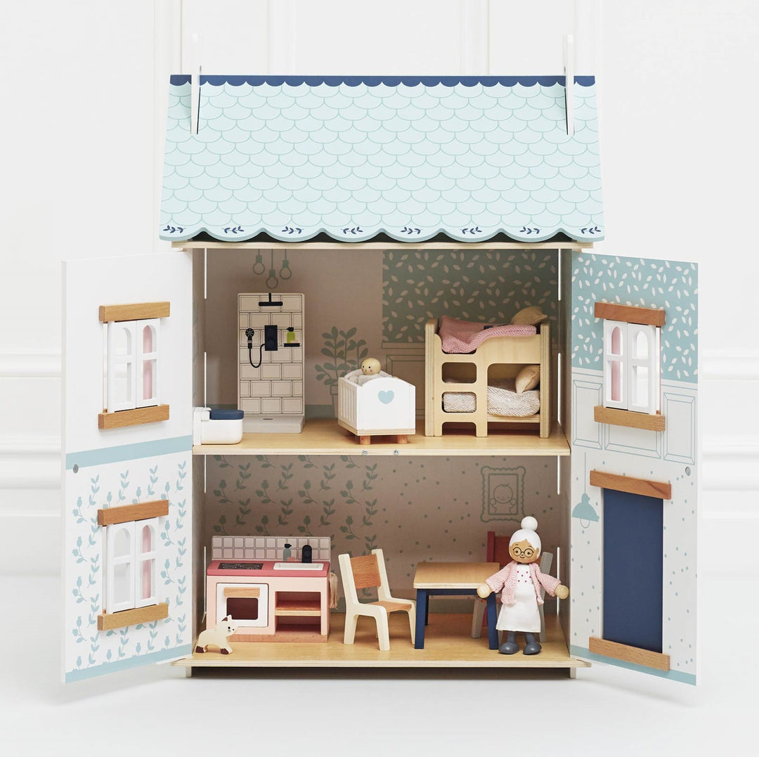 Le Toy Van Wooden Dollhouse – Bluebelle House