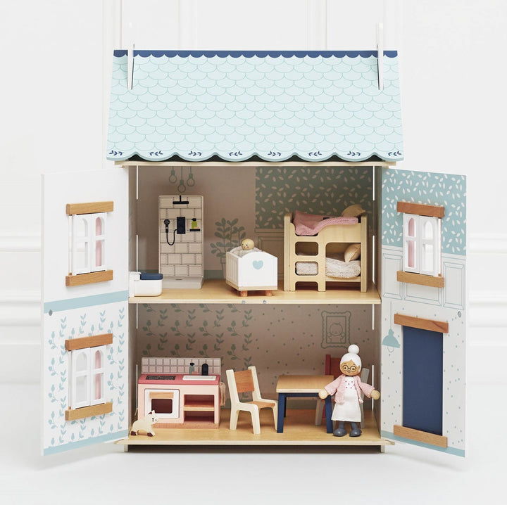 Le Toy Van Wooden Dollhouse – Bluebelle House