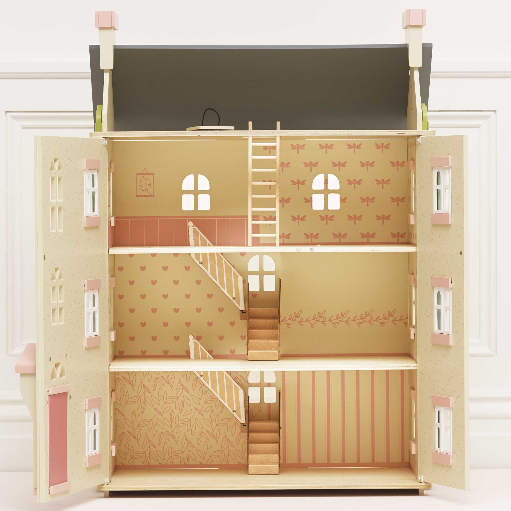 Le Toy Van Wooden Dollhouse – Cherry Tree Hall