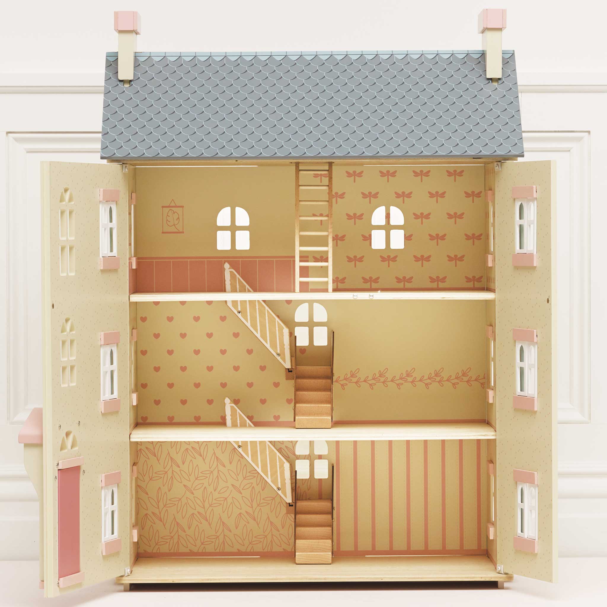 Le Toy Van Wooden Dollhouse – Cherry Tree Hall