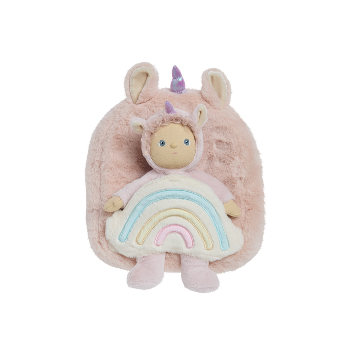 Olli Ella Hopalong Unicorn Backpack – Pink
