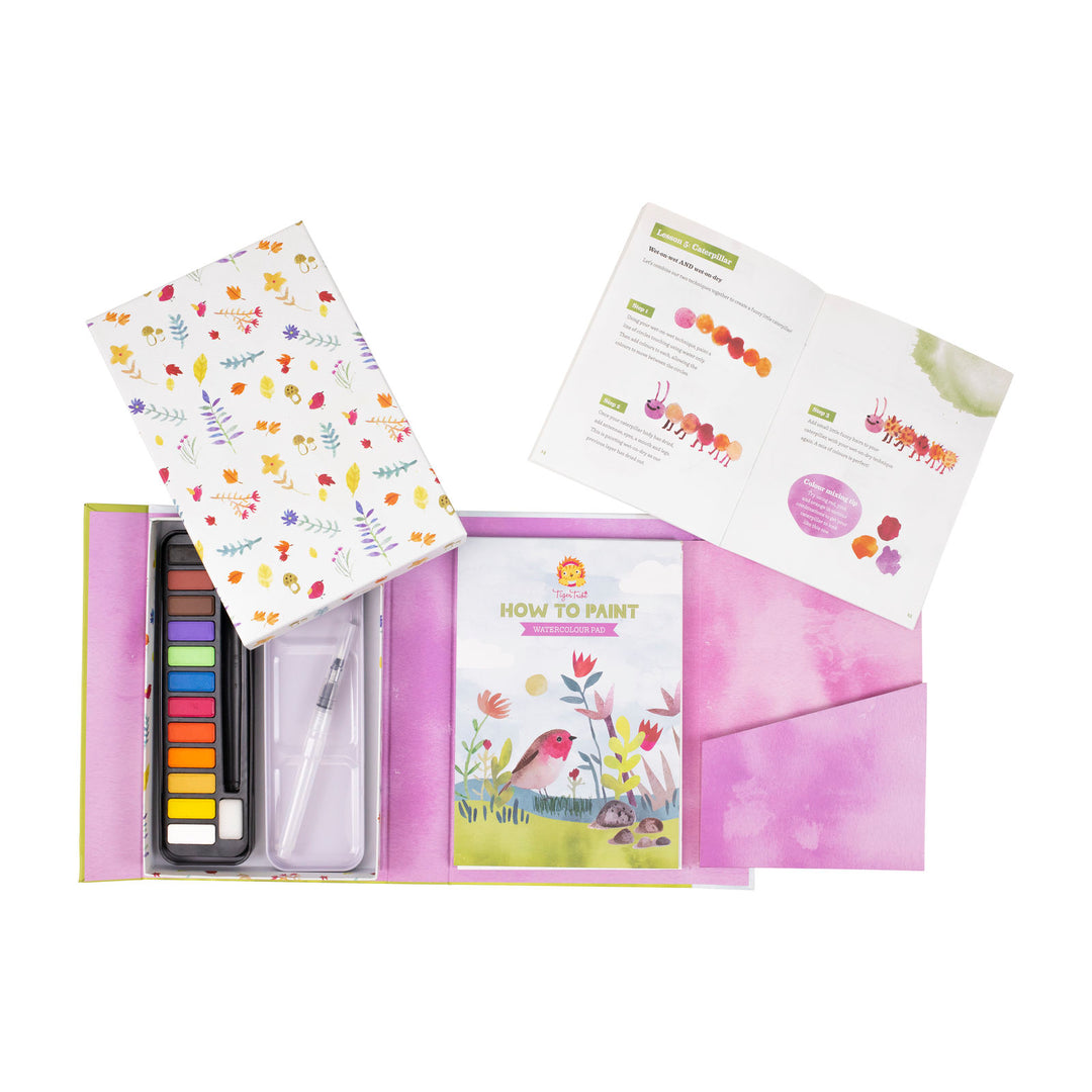 Tiger Tribe How to Paint – Watercolour