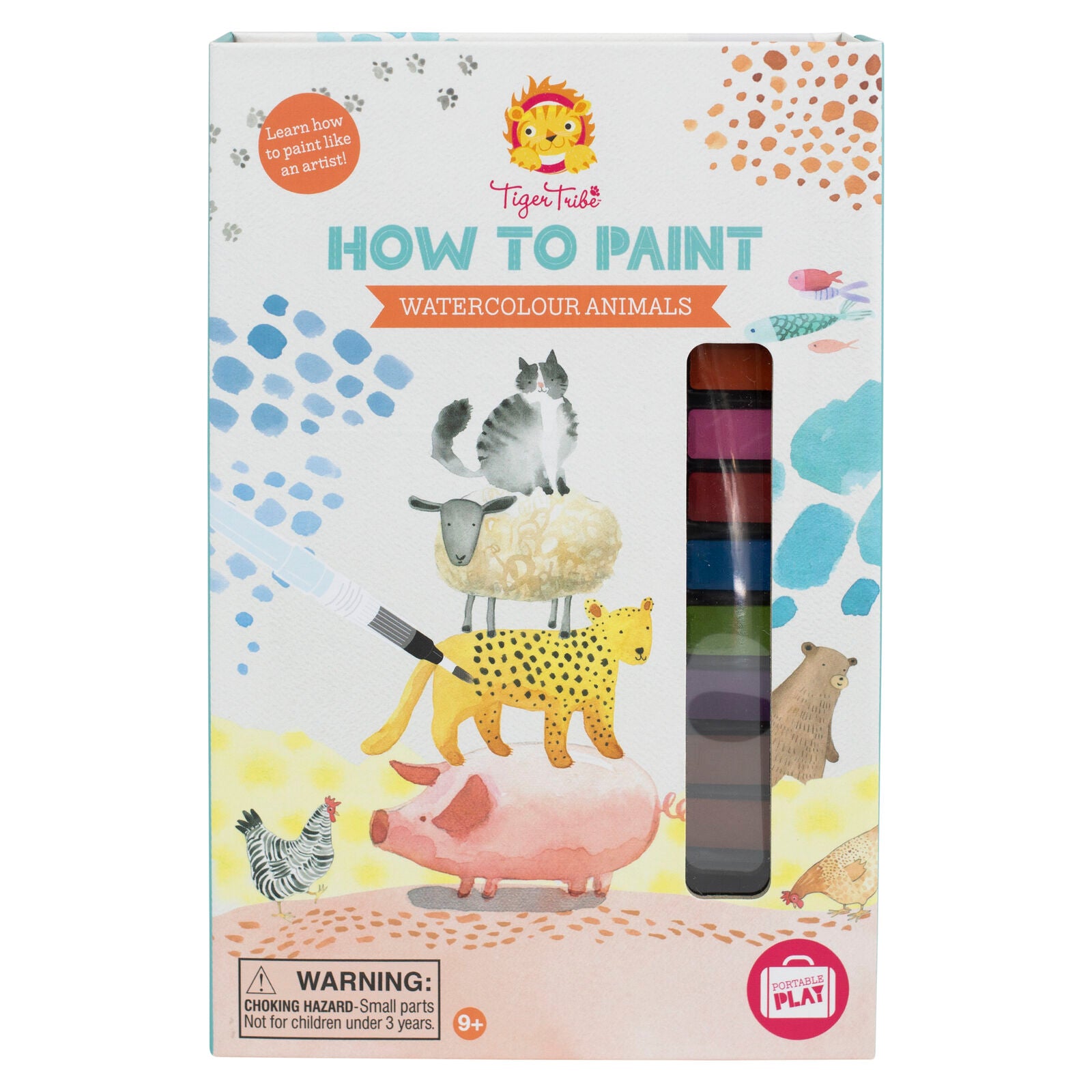 Tiger Tribe How to Paint – Watercolour Animals