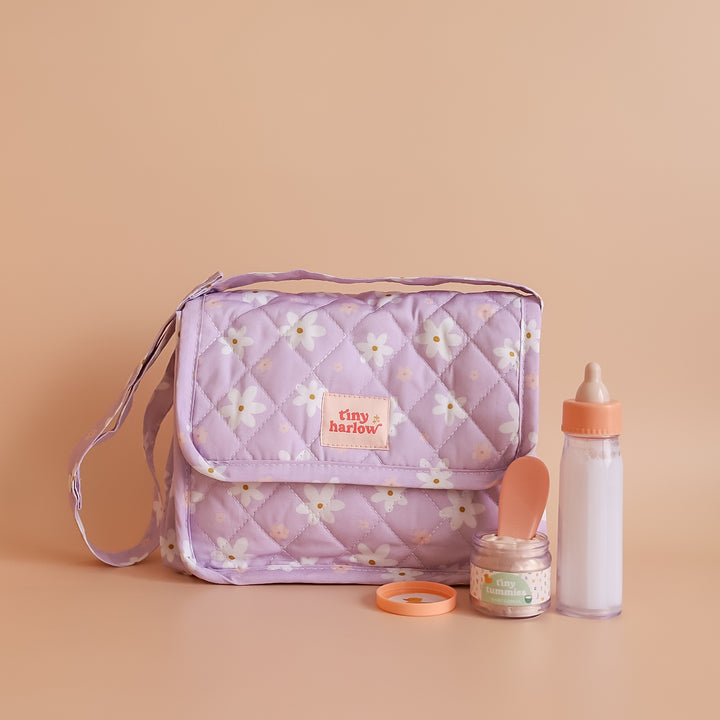 Tiny Harlow Tiny Nurturers Set – Lilac Daisy