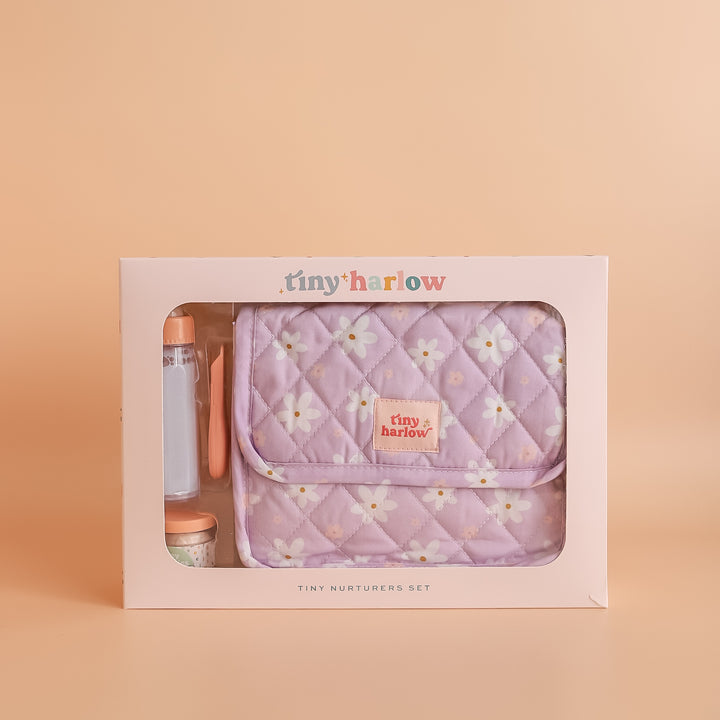 Tiny Harlow Tiny Nurturers Set – Lilac Daisy