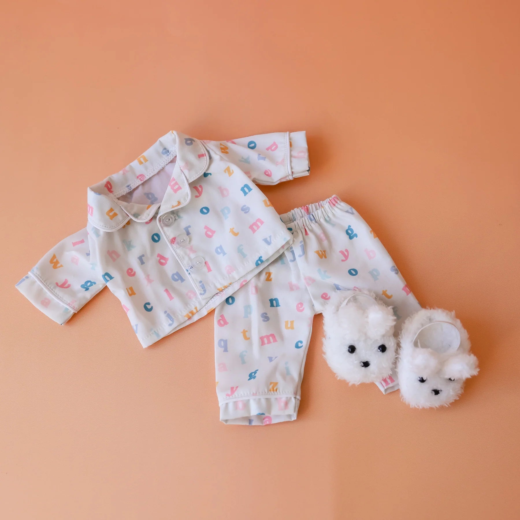 Tiny Harlow Tiny Threads Doll Pyjamas & Bunny Slipper Set