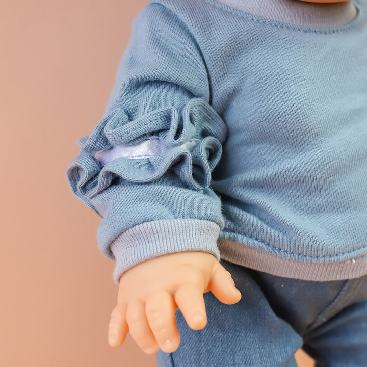 Tiny Harlow Tiny Threads Ruffle Jumper &amp; Denim Pants Set