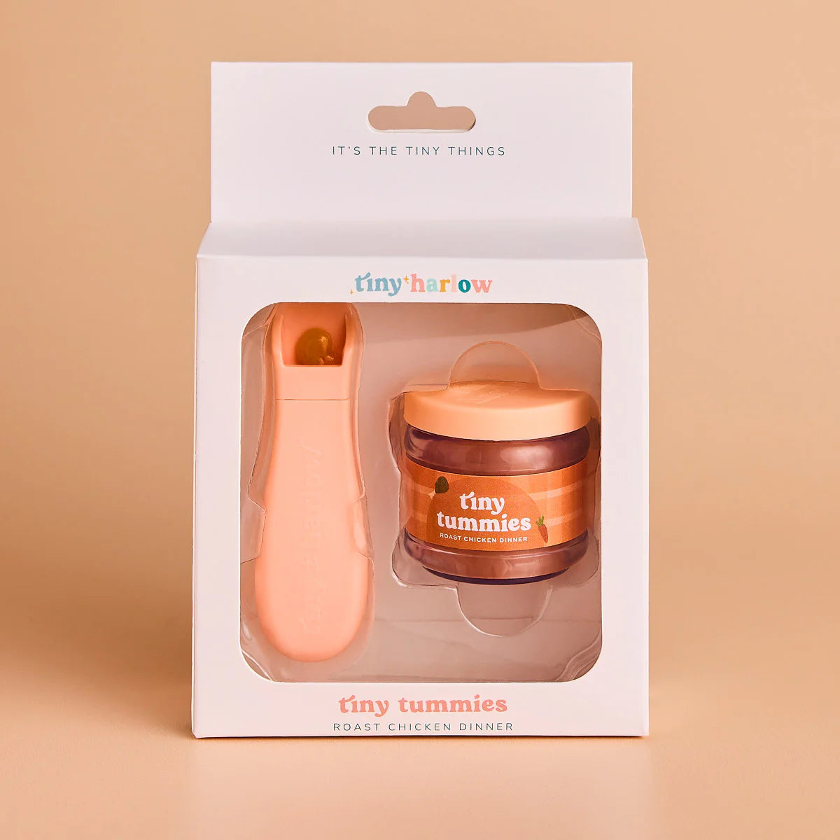 Tiny Harlow Tiny Tummies Dolls Food Jar – Roast Chicken Dinner