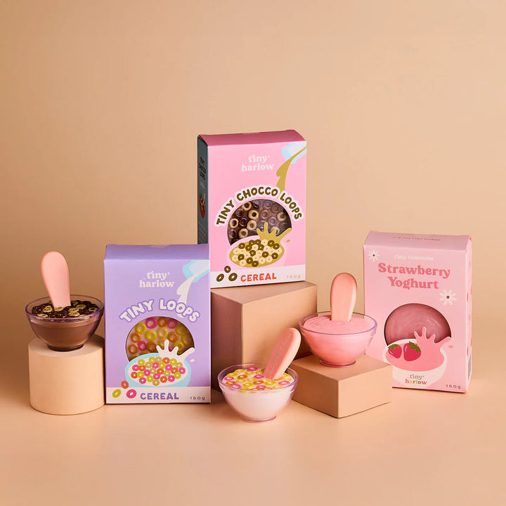 Tiny Harlow Tiny Tummies Tiny Chocco Loops Cereal Bowl