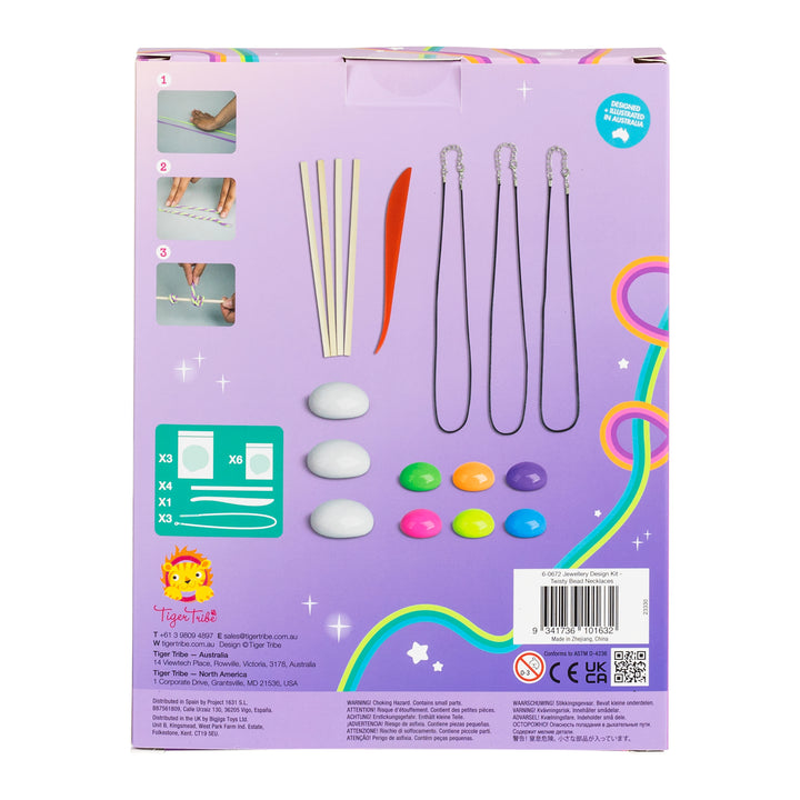 Tiger Tribe Jewellery Design Kit – Twisty Beads Necklaces