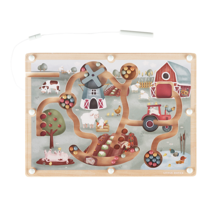 Little Dutch Magnetic Maze Puzzle – Little Farm