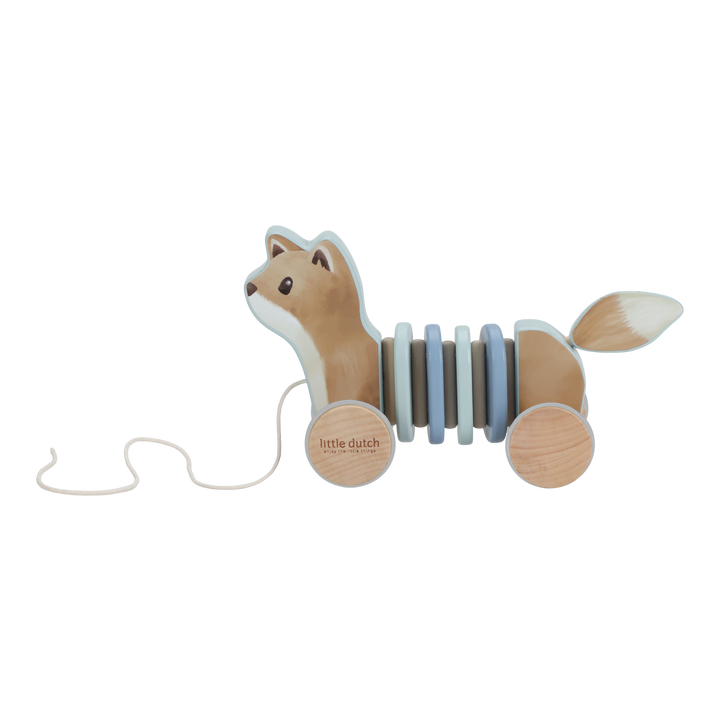 Little Dutch Wiggle Pull-Along Fox – Forest Friends